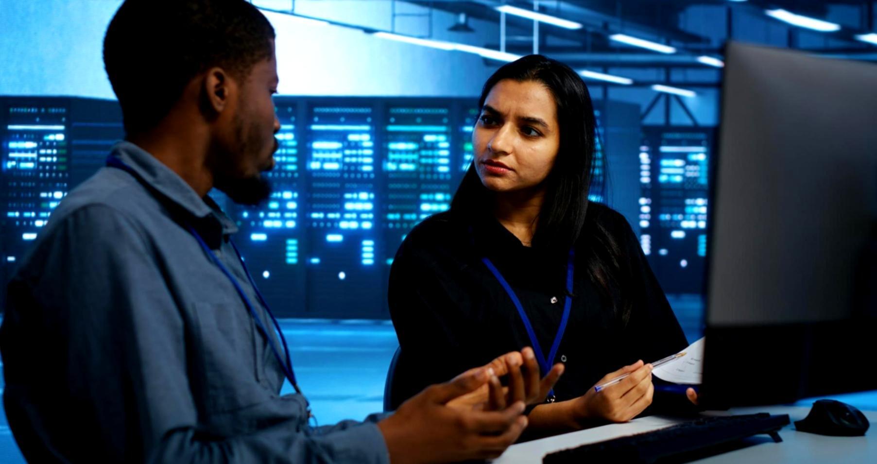 IT team implementing security improvements with ongoing consultation and support